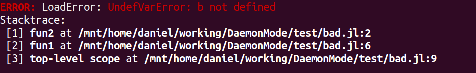Results with jclient